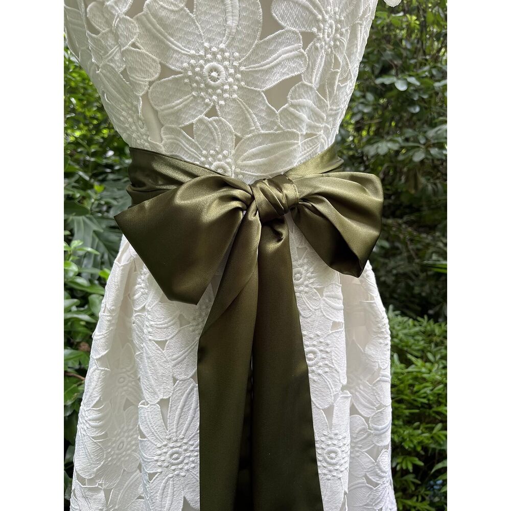 5277 Women Satin Sash Belts For Bridal Bridesmaid Dresses Girls Waist - Picture 3 of 4